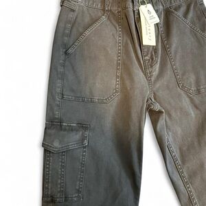 Woman’s dusted black Cargo Pants